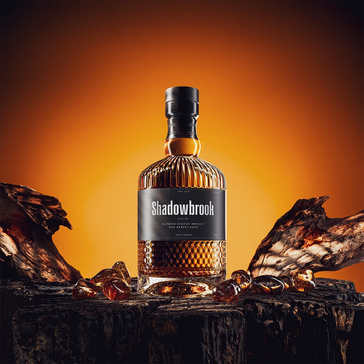 Shadowbrook Whiskey, product visualisation by Z-Up Studio